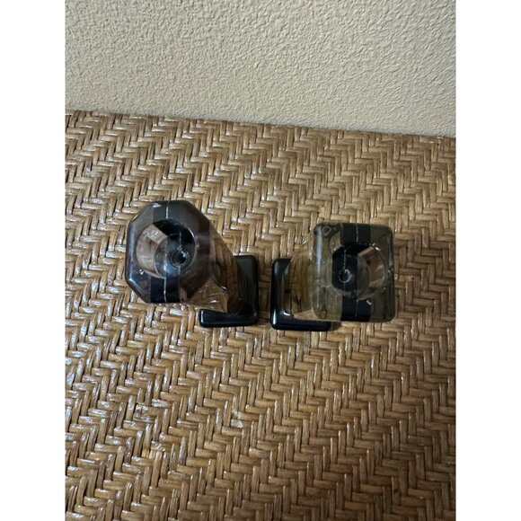 Vintage IKEA Art Deco Acrylic Lucite Candle Sticks Holders Stained Glass… - Picture 5 of 9